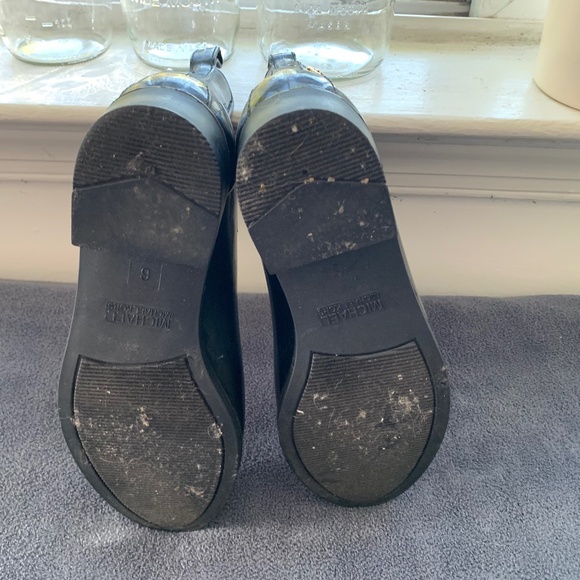 Michael Michael Kors Black Glossy Rain Ankle Boots – Size 6 - Picture 6 of 6